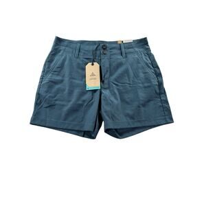 PrAna Alana Short Women's Size 10 5" Inseam Deep Stellar Standard Fit NWT